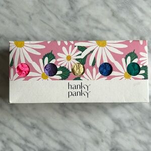 Hanky Panky signature lace 5 pack low rise thong one size multi solid colors NWT